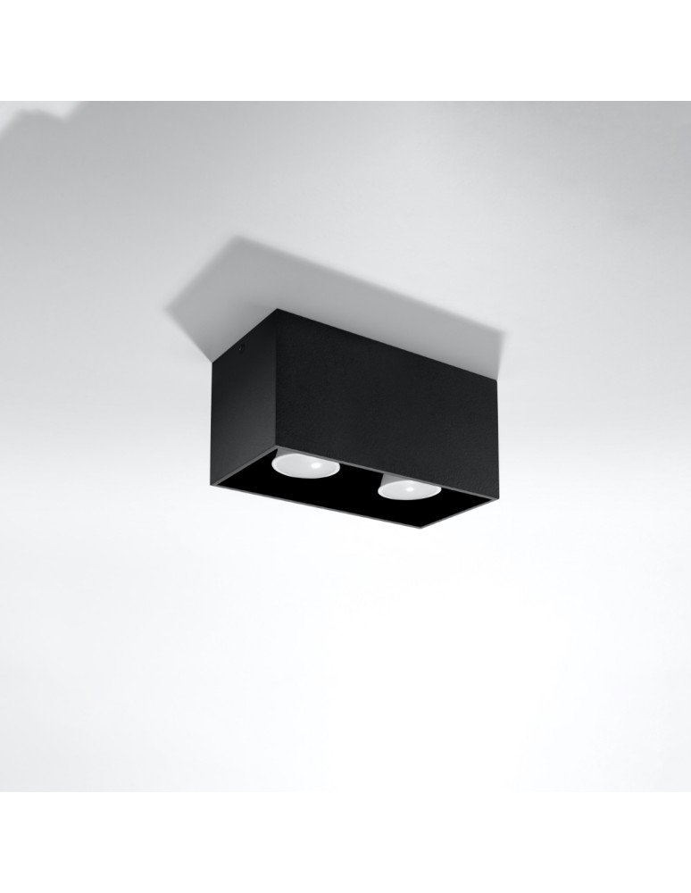 Ceiling lamps - Sollux Plafond QUAD MAXI black SL.0381 - product kolory-swiatla.pl 2