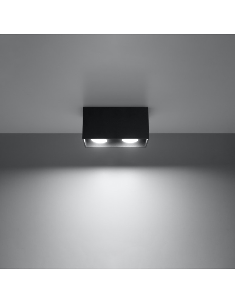 Ceiling lamps - Sollux Plafond QUAD MAXI black SL.0381 - product kolory-swiatla.pl 3