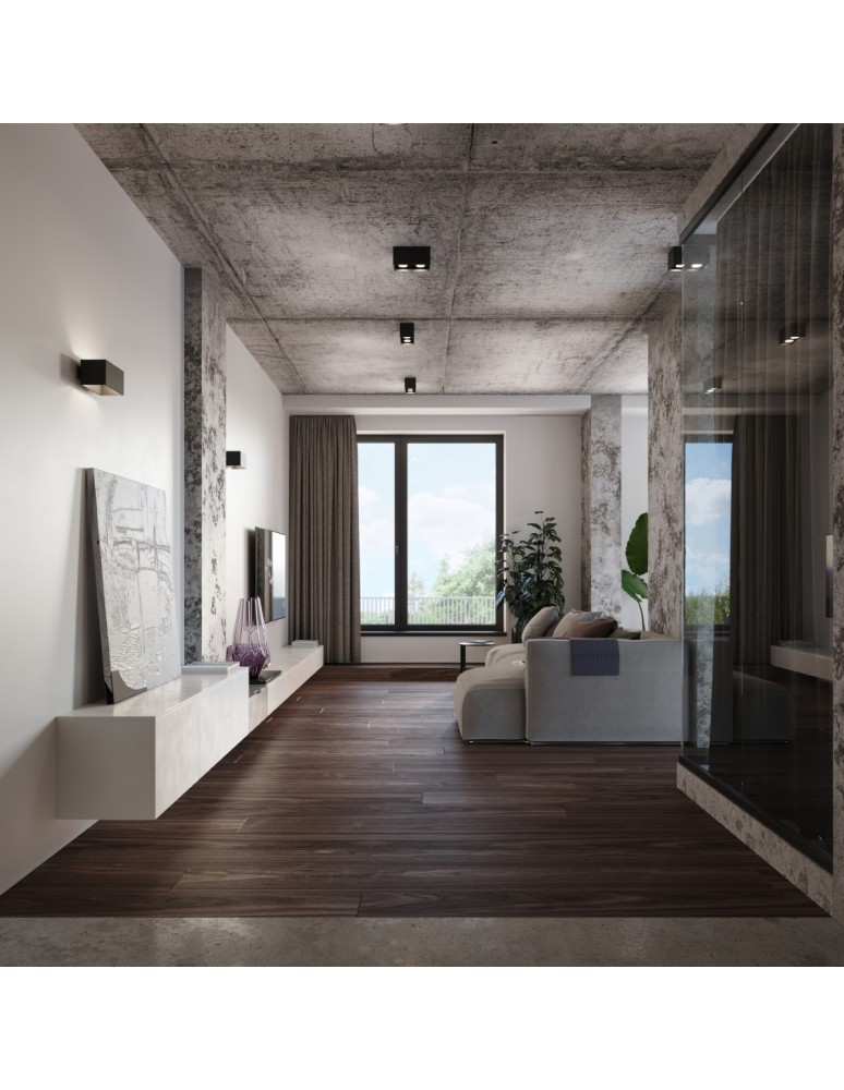 Sollux Plafon QUAD MAXI czarny SL.0381