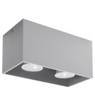 Ceiling lamps - Sollux Plafond QUAD MAXI grey SL.0382 - product 1
