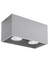 Sollux Plafond QUAD MAXI grey SL.0382