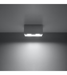 Sollux Plafon QUAD MAXI szary SL.0382