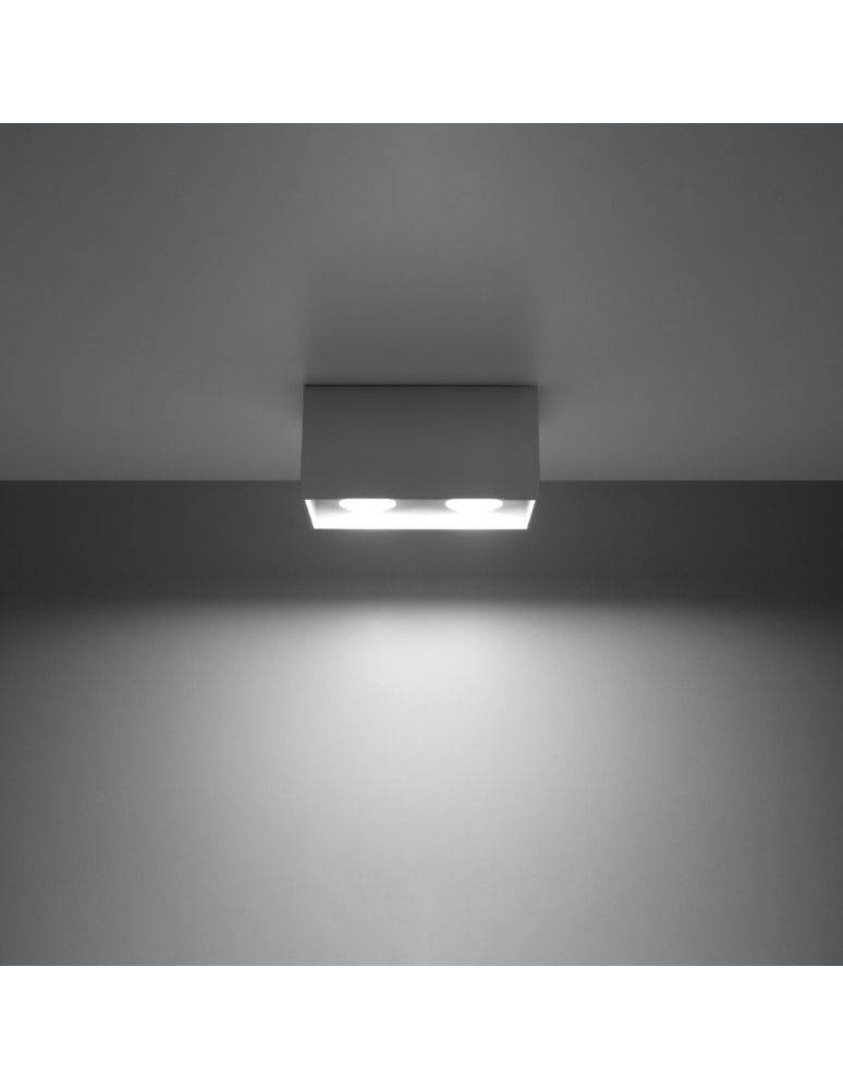 Ceiling lamps - Sollux Plafond QUAD MAXI grey SL.0382 - product kolory-swiatla.pl 3