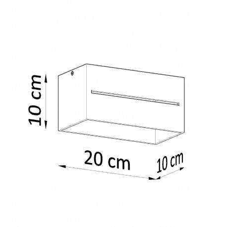 Sollux Plafon LOBO MAXI biały SL.0383