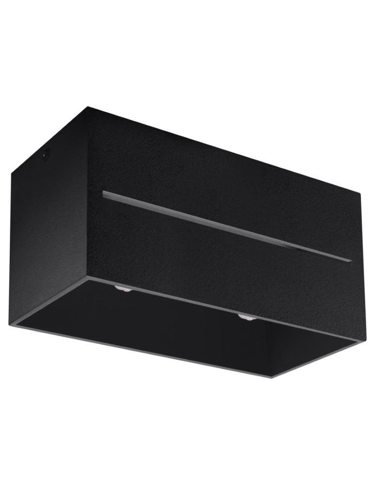 Ceiling lamps - Sollux Plafond LOBO MAXI black SL.0384 - product kolory-swiatla.pl 1