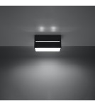 Sollux Plafon LOBO MAXI czarny SL.0384