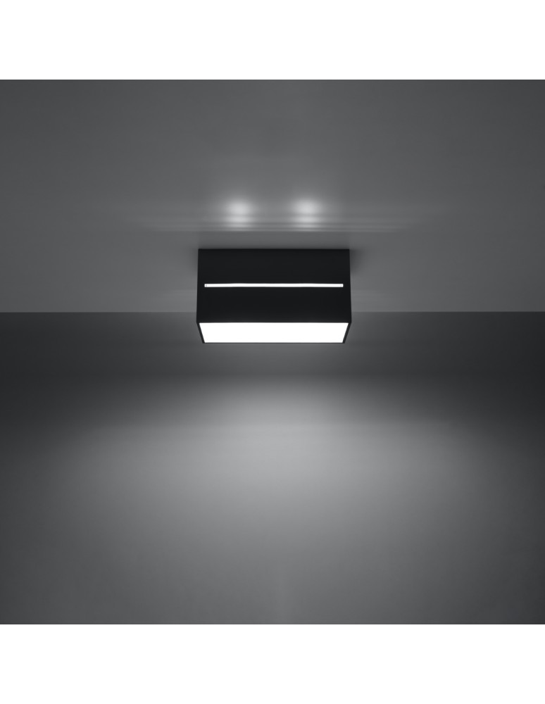 Sollux Plafon LOBO MAXI czarny SL.0384