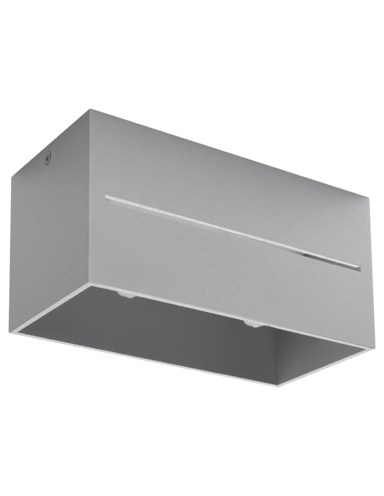 Ceiling lamps - Sollux Plafond LOBO MAXI grey SL.0385 - product kolory-swiatla.pl 1