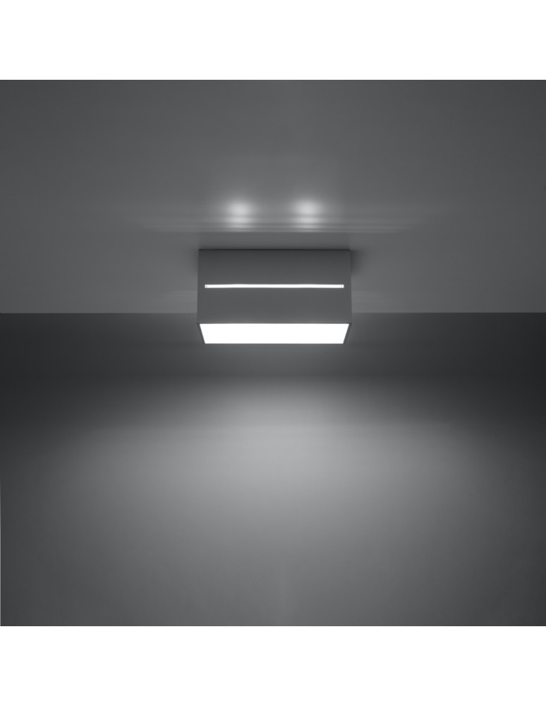Ceiling lamps - Sollux Plafond LOBO MAXI grey SL.0385 - product kolory-swiatla.pl 3