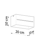 Sollux Plafon LOBO MAXI szary SL.0385