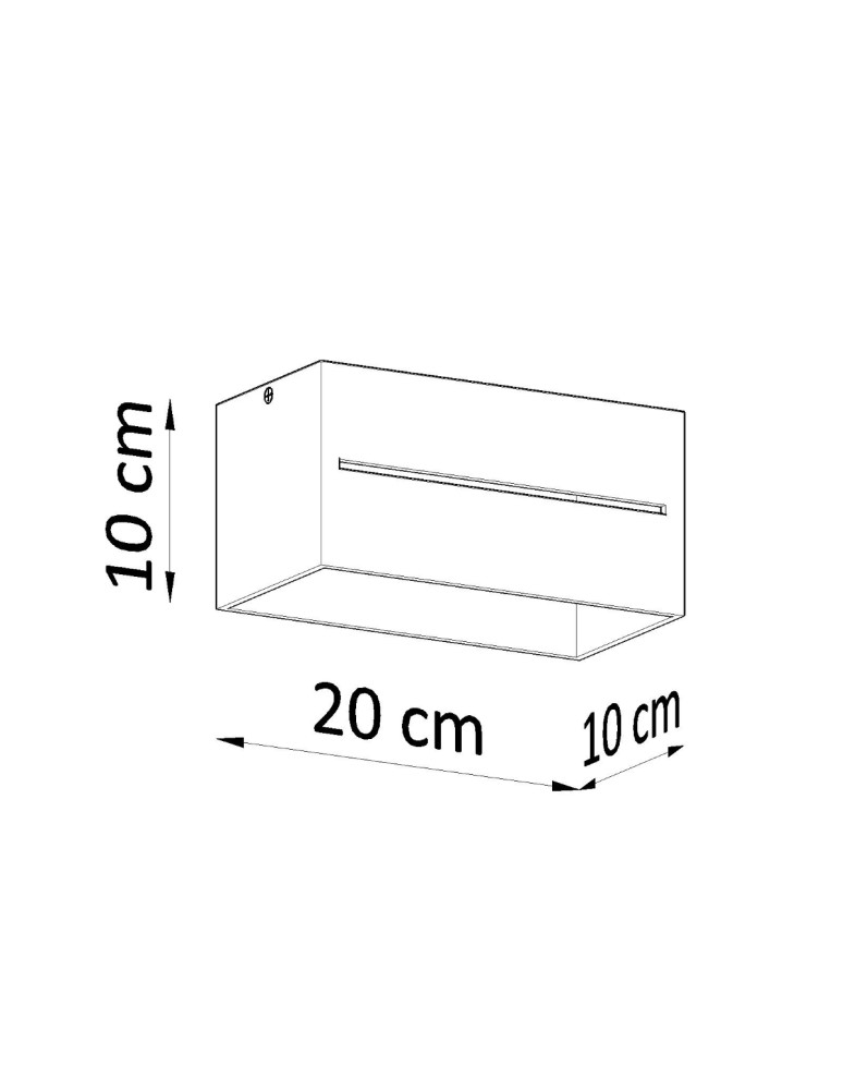 Sollux Plafon LOBO MAXI szary SL.0385