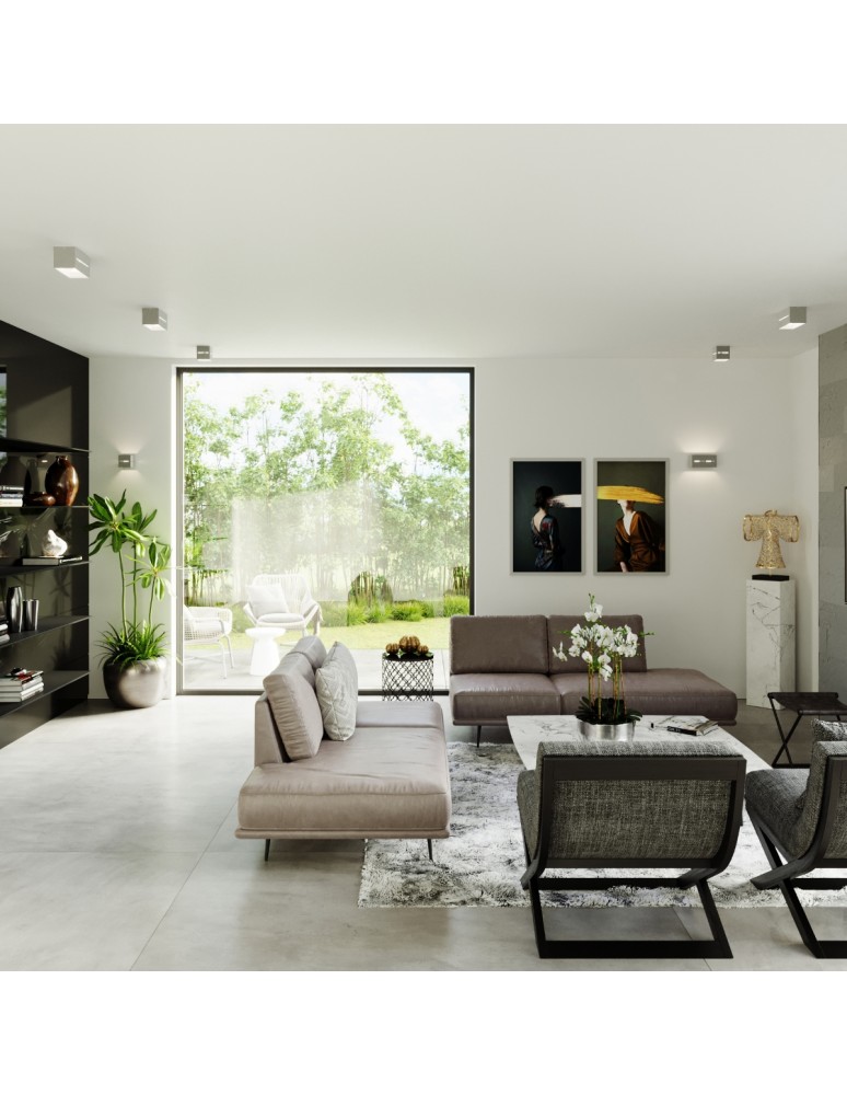 Ceiling lamps - Sollux Plafond LOBO MAXI grey SL.0385 - product kolory-swiatla.pl 7