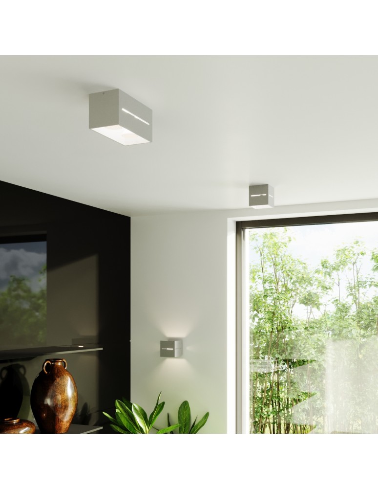 Ceiling lamps - Sollux Plafond LOBO MAXI grey SL.0385 - product kolory-swiatla.pl 9