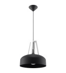Pendant lamps - Sollux CASCO pendant lamp black/white SL.0389 - product 1