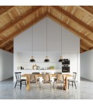 Pendant lamps - Sollux CASCO pendant lamp black/natural wood SL.0390 - product 6