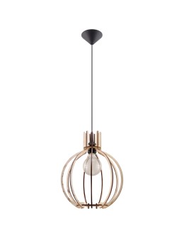 Sollux Lampa wisząca ARANCIA naturalne drewno SL.0391