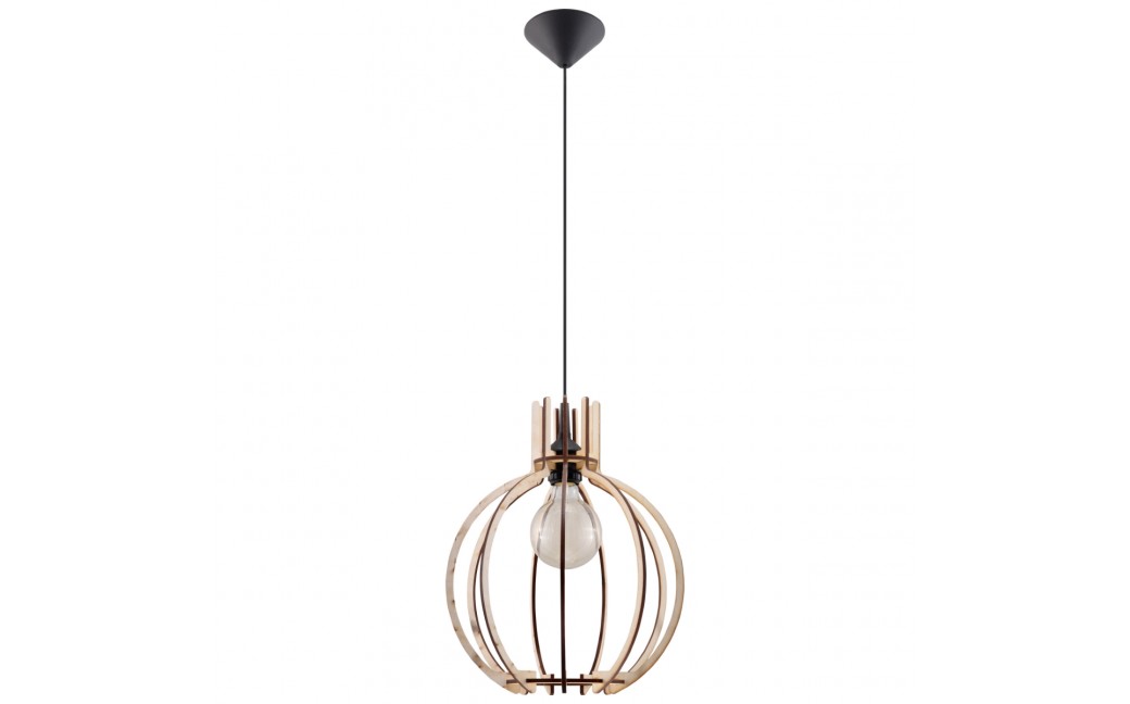Sollux Lampa wisząca ARANCIA naturalne drewno SL.0391