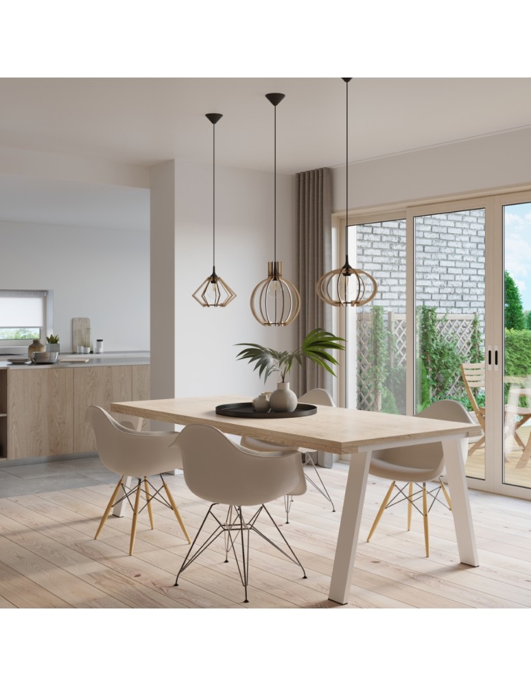 Pendant lamps - Sollux ARANCIA natural wood pendant lamp SL.0391 - product kolory-swiatla.pl 6
