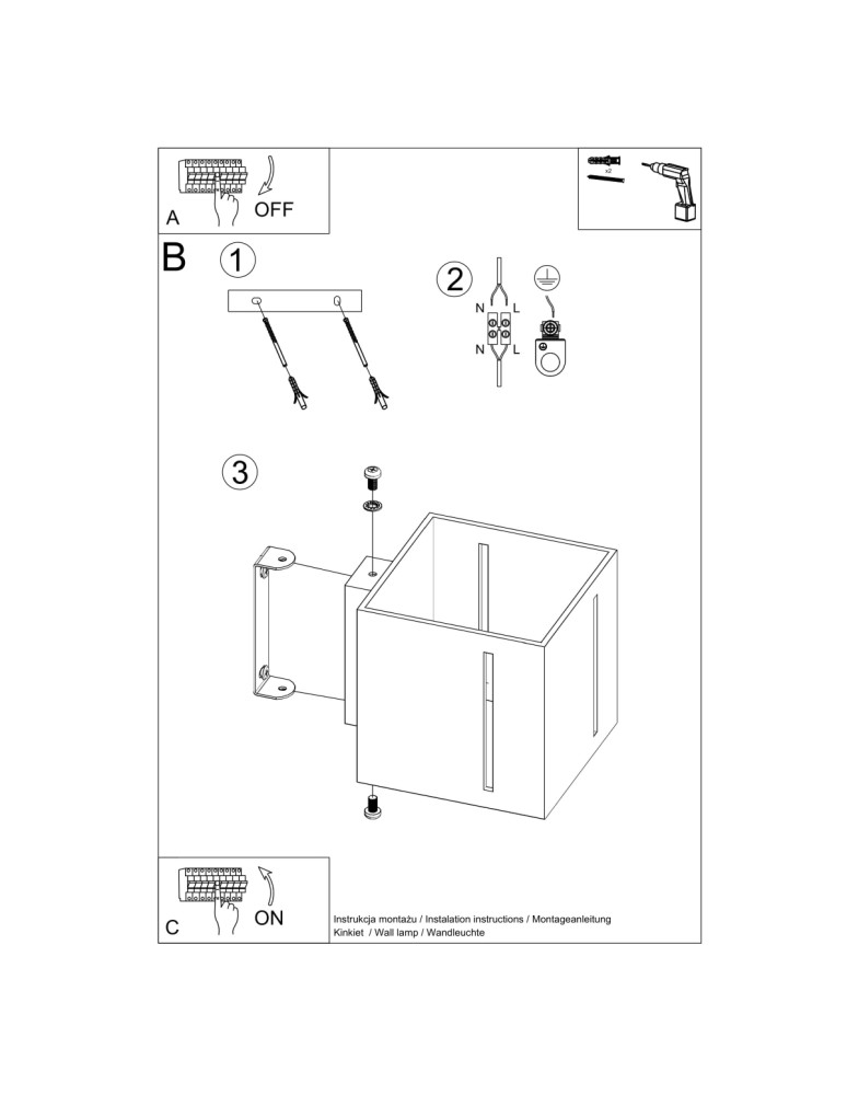 Sollux Kinkiet PIXAR biały SL.0395