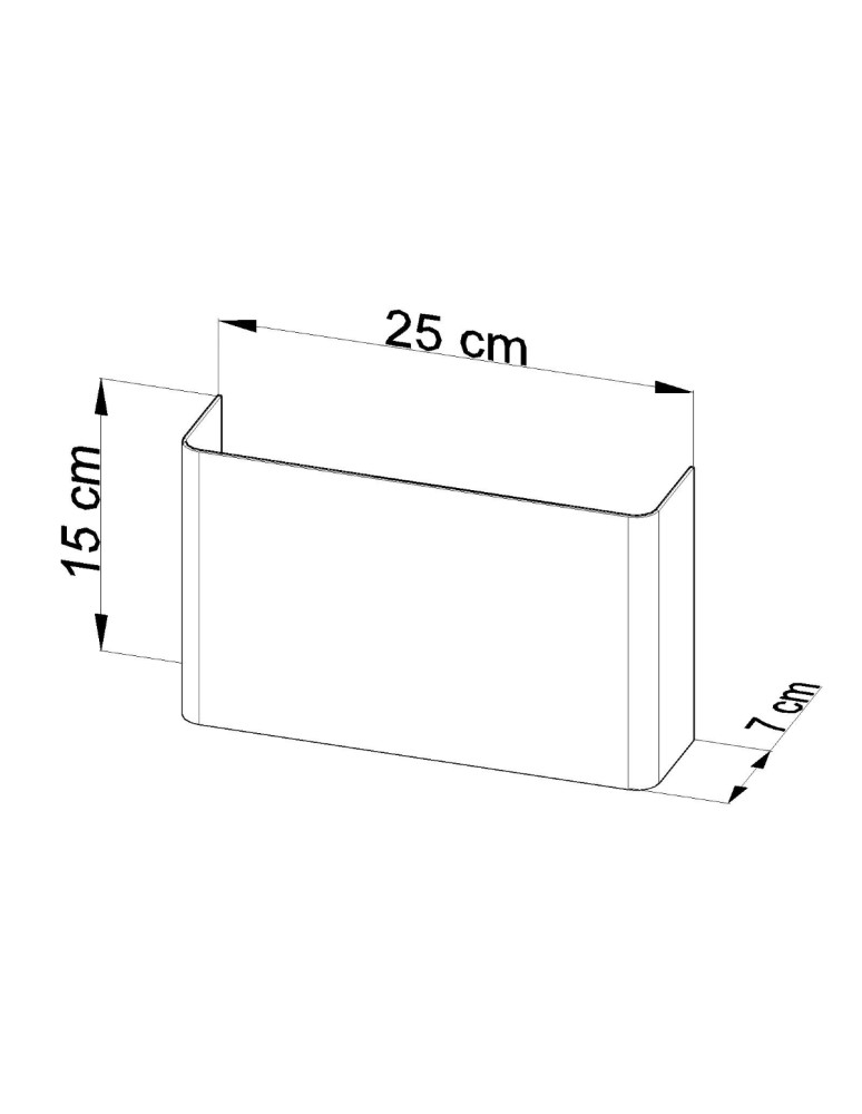 Wall lamps - Sollux Wall lamp COPERTURA white SL.0419 - product kolory-swiatla.pl 4