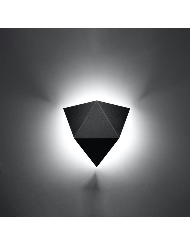 Wall lamps - Sollux Wall lamp SOLIDO black SL.0421 - product kolory-swiatla.pl 3