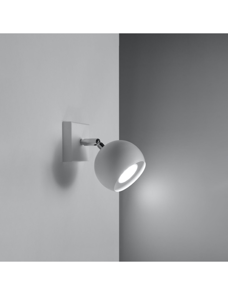 Wall lamps - Sollux Wall lamp OCULARE white SL.0437 - product kolory-swiatla.pl 3