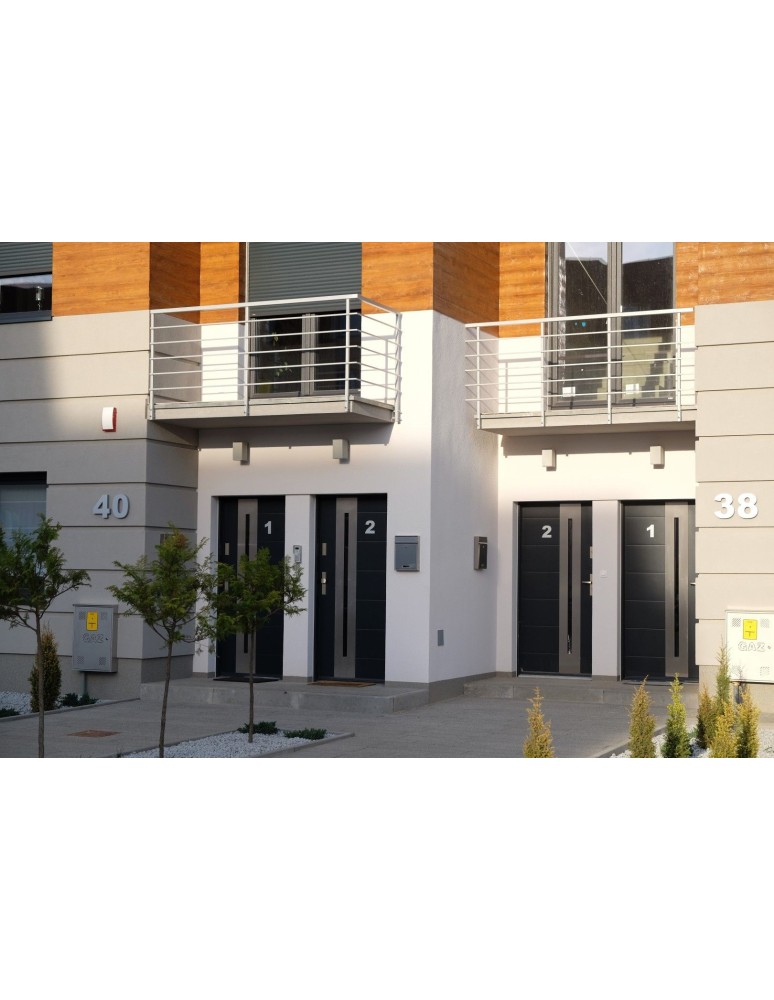 Outdoor wall lamps - SU-MA ADELA 8002 AL Wall lamp. - product kolory-swiatla.pl 5