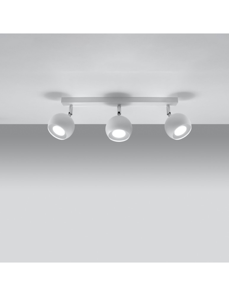 Ceiling lamps - Sollux Plafond OCULARE 3 white SL.0439 - product kolory-swiatla.pl 3