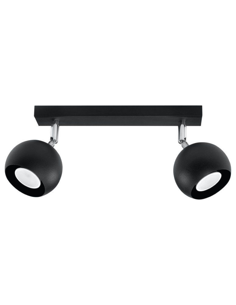Ceiling lamps - Sollux Plafond OCULARE 2 black SL.0444 - product kolory-swiatla.pl 1