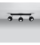 Ceiling lamps - Sollux Plafond OCULARE 3 black SL.0445 - product 3