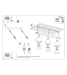 Ceiling lamps - Sollux Plafond OCULARE 3 black SL.0445 - product 5