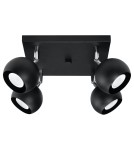 Ceiling lamps - Sollux Plafond OCULARE 4 black SL.0446 - product 1