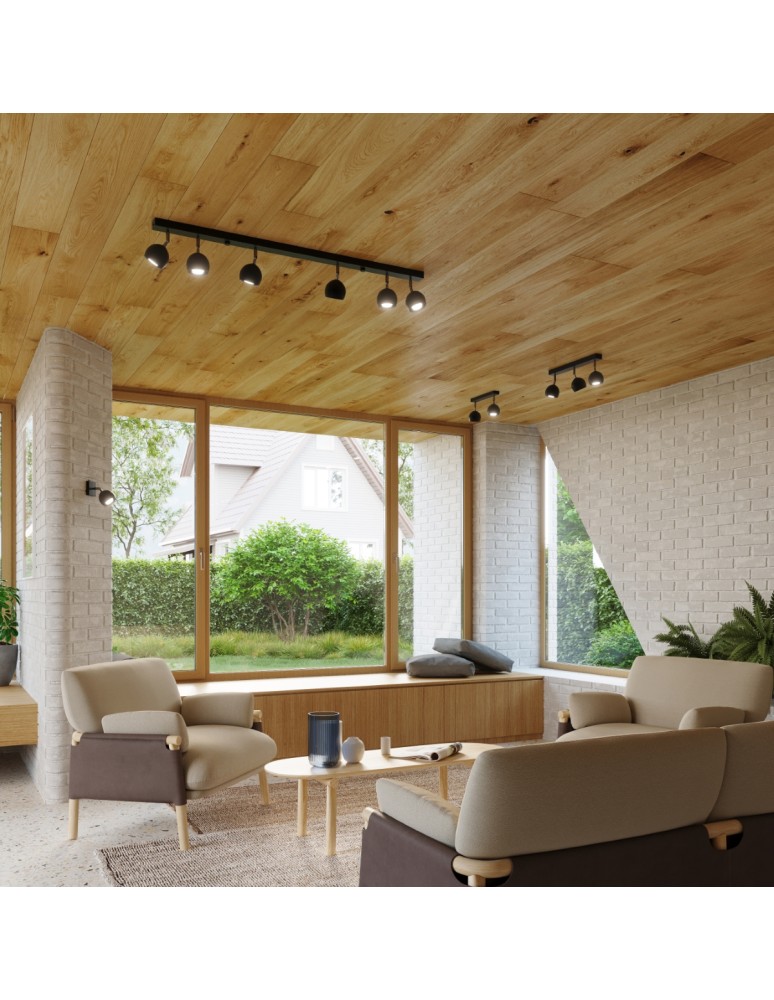 Ceiling lamps - Sollux Plafond OCULARE 4 black SL.0446 - product kolory-swiatla.pl 6