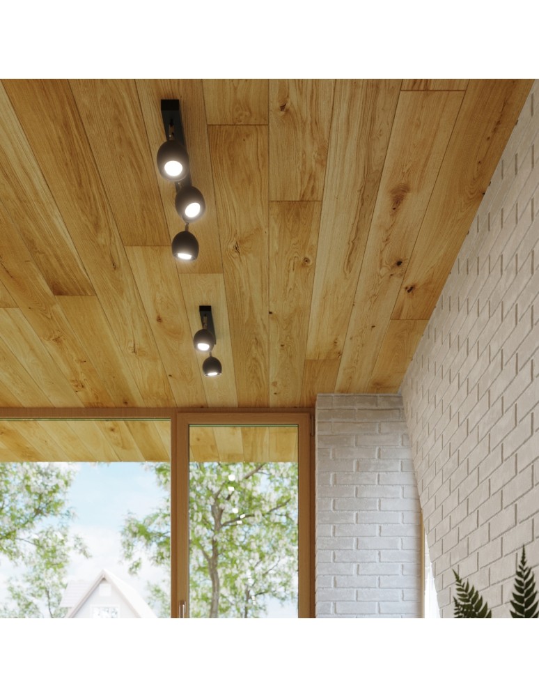 Ceiling lamps - Sollux Plafond OCULARE 4 black SL.0446 - product kolory-swiatla.pl 7