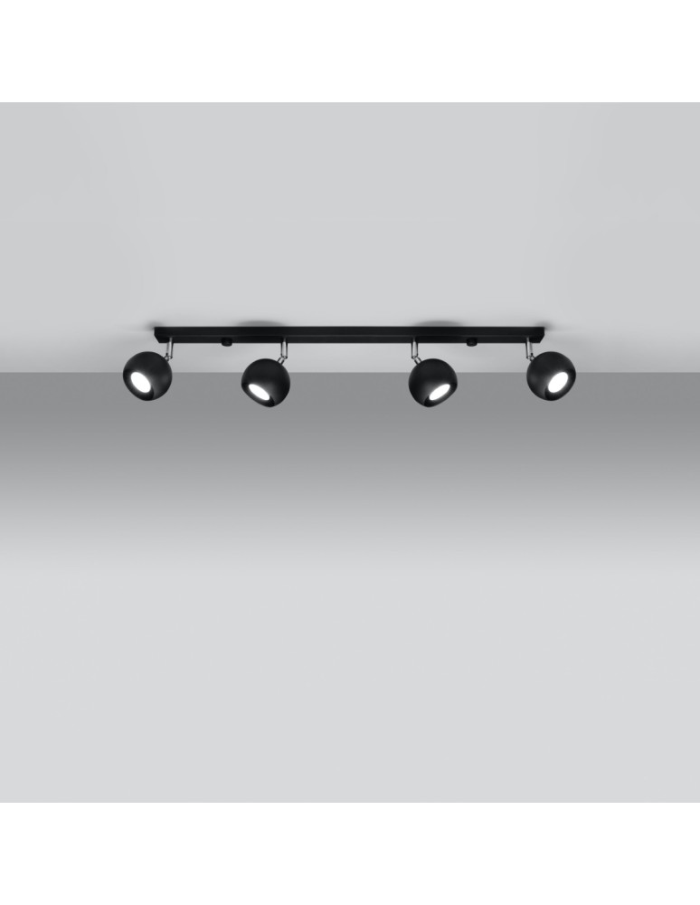 Ceiling lamps - Sollux Plafond OCULARE 4L black SL.0447 - product kolory-swiatla.pl 3