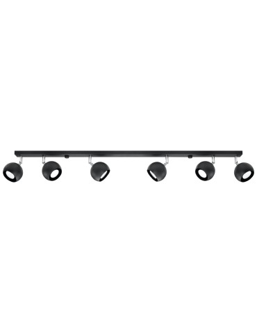 Sollux Plafond OCULARE 6L black SL.0448