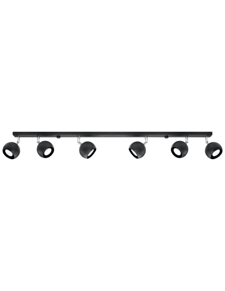 Ceiling lamps - Sollux Plafond OCULARE 6L black SL.0448 - product kolory-swiatla.pl 1