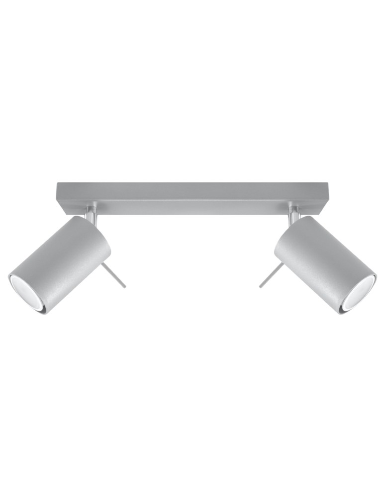 Ceiling lamps - Sollux Plafond RING 2 gray SL.0450 - product kolory-swiatla.pl 1