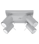 Ceiling lamps - Sollux Plafond RING 4 gray SL.0452 - product 1