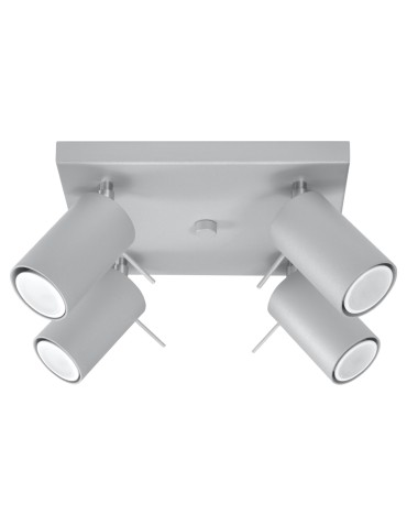 Sollux Plafond RING 4 gray SL.0452
