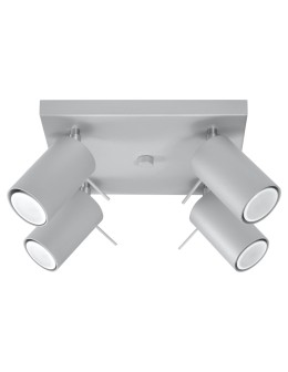 Sollux Plafon RING 4 szary SL.0452