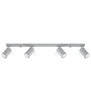 Ceiling lamps - Sollux Plafond RING 4L gray SL.0453 - product 1