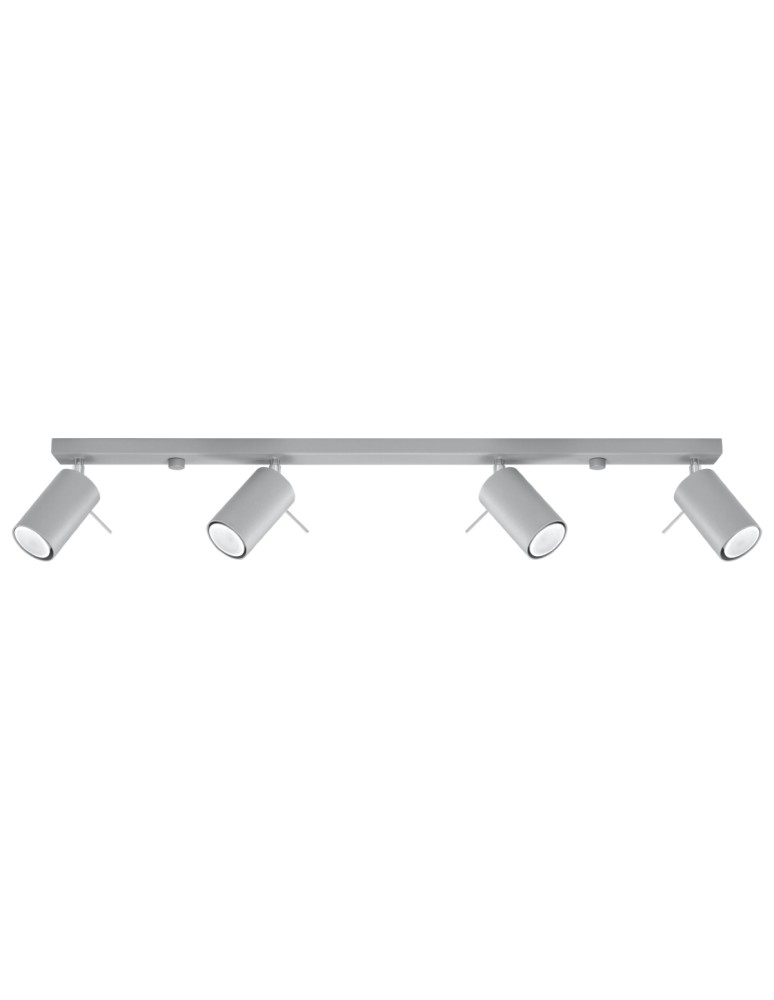 Ceiling lamps - Sollux Plafond RING 4L gray SL.0453 - product kolory-swiatla.pl 1