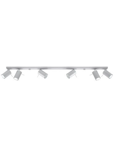 Sollux Plafond RING 6L grey SL.0454