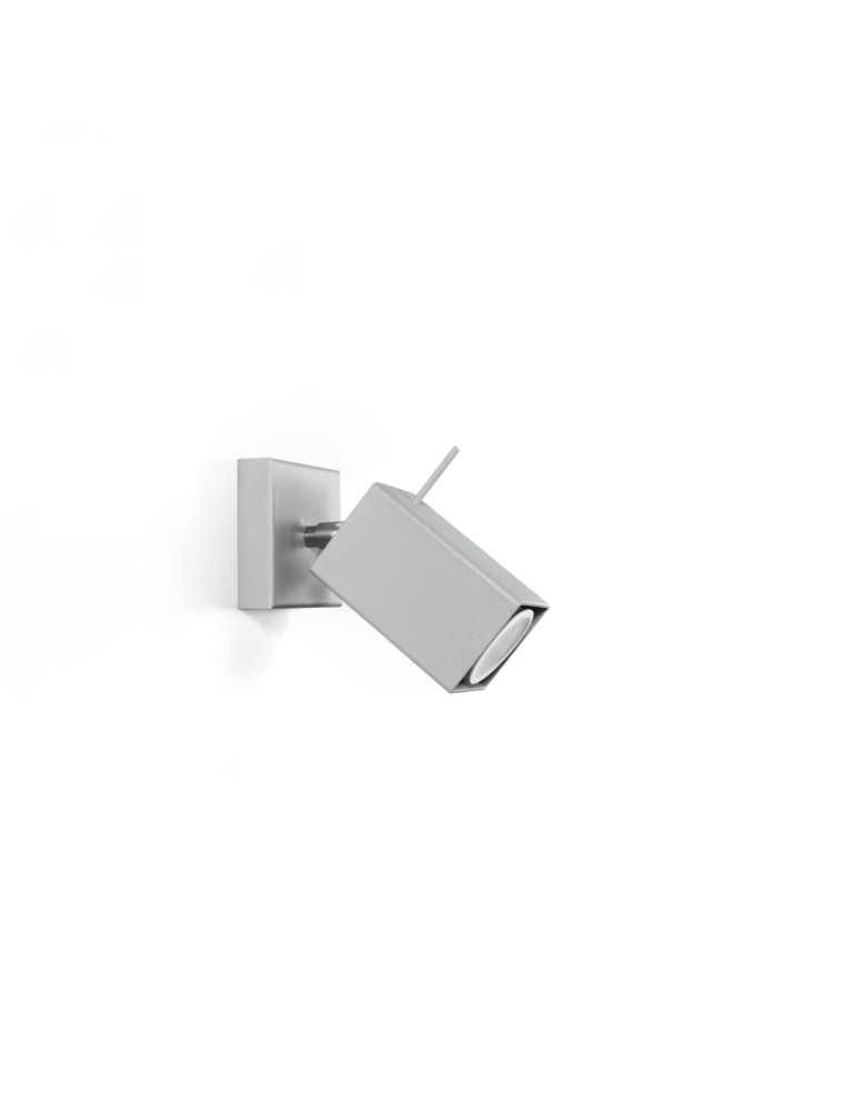 Wall lamps - Sollux Wall lamp MERIDA 1 gray SL.0455 - product kolory-swiatla.pl 2