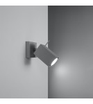Wall lamps - Sollux Wall lamp MERIDA 1 gray SL.0455 - product 3