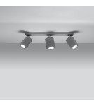 Ceiling lamps - Sollux Plafond MERIDA 3 gray SL.0457 - product 3