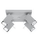 Ceiling lamps - Sollux Plafond MERIDA 4 gray SL.0458 - product 1