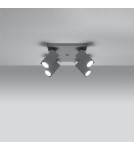 Ceiling lamps - Sollux Plafond MERIDA 4 gray SL.0458 - product 3