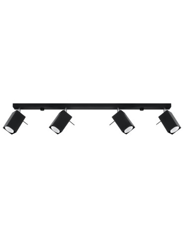 Sollux Plafond MERIDA 4L black SL.0459